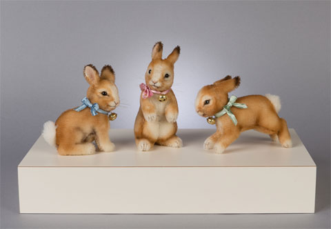 R. John Wright Hop, Plunk and Wobble Bunnies - Click Image to Close