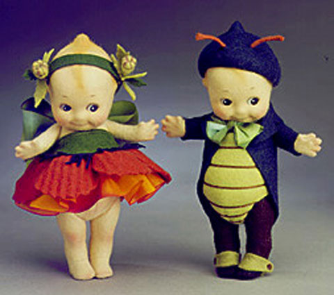 R. John Wright Kewpie® Peeper-Poppy Set - Click Image to Close