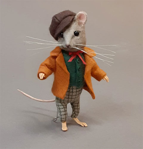 R. John Wright Attic Mouse Sebastian - Click Image to Close