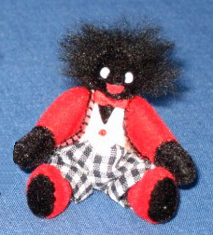 World Of Miniature Bears Teenie Golly Red - Click Image to Close