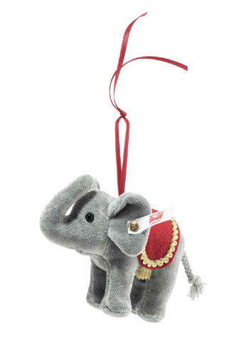 STEIFF Elephant Ornament - Click Image to Close