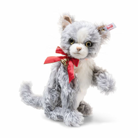 STEIFF Nicki Christmas Kitten - Click Image to Close