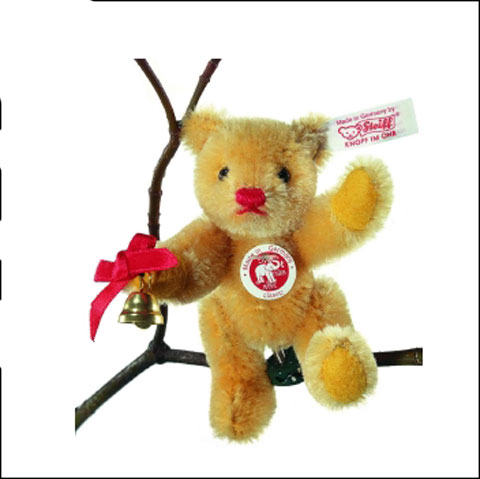 STEIFF Ornament Gold Bear 2006 - Click Image to Close