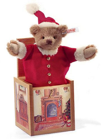 STEIFF Christmas Santa In A Box 2007 - Click Image to Close