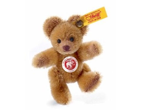 Steiff Mini Teddy Bear Reddish Brown - Click Image to Close