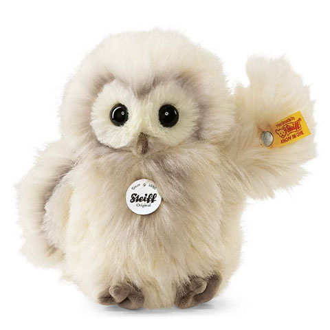 STEIFF Wittie Owl Cream - Click Image to Close