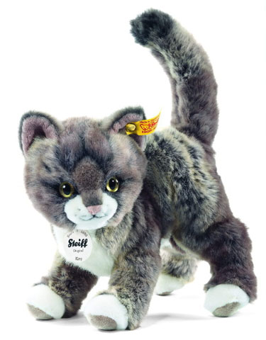 STEIFF Kitty Cat Gray - Click Image to Close