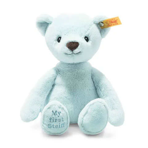 STEIFF My First Steiff Teddy Bear Light Blue - Click Image to Close