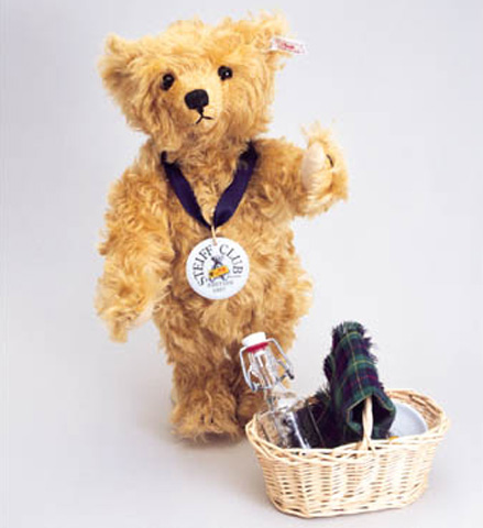 STEIFF CLUB Picknik Bear 1997* - Click Image to Close