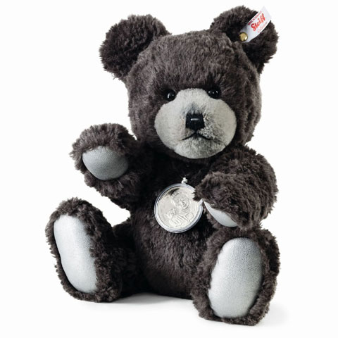 STEIFF Silver Medal Teddy Bear - Click Image to Close