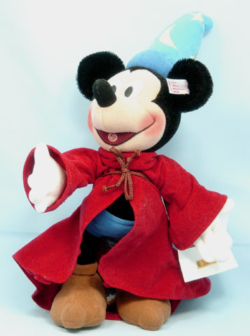 STEIFF Disney Mickey Sorcerer - Click Image to Close