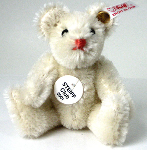 STEIFF CLUB GIFT White 2001* - Click Image to Close